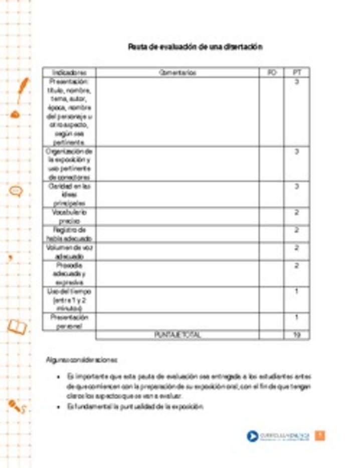 Pauta para la evaluación de una disertación