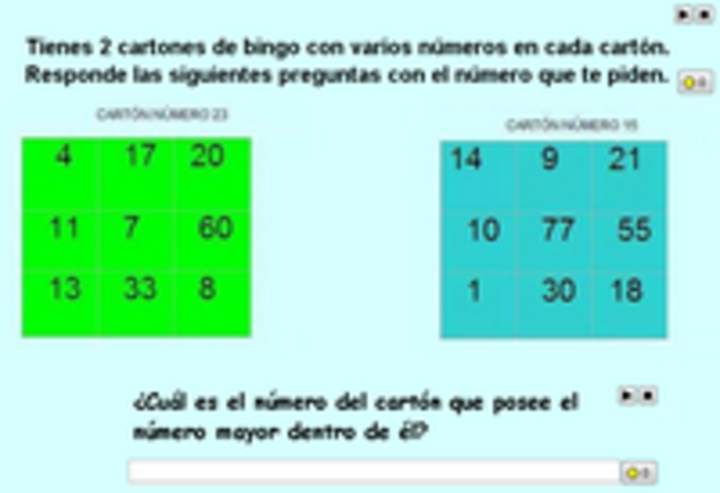 Comparar números hasta 100 d