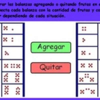 Equilibrar una balanza (II)