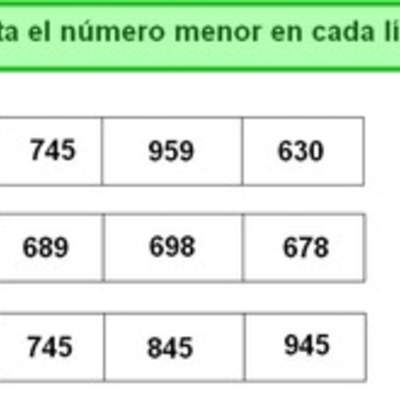 Encontrar el número menor entre varios dados