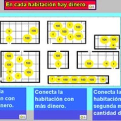 Componer y comparar números utilizando monedas