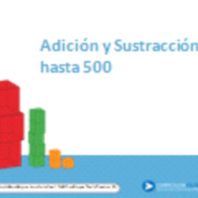 Adición y sustracción hasta 500