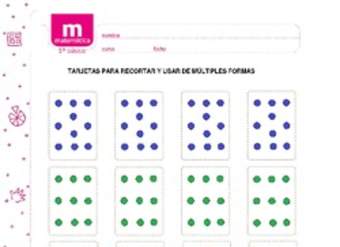 Tarjetas con puntos para recortar y usar de múltiples formas