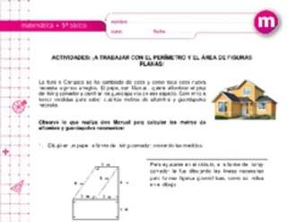 ¡A trabajar con el perímetro y el área de figuras planas!