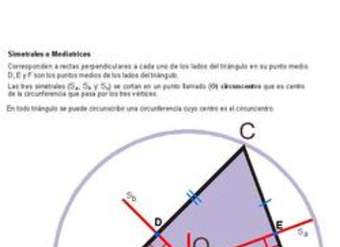 Simetral o mediatriz y circuncentro