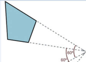 Rotación, polígono, 60°