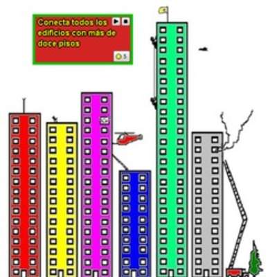 Cuenta pisos edificio y escribe números simbólicamente (I)