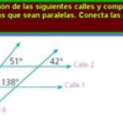 Reconocer rectas paralelas (II)