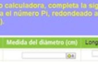 Cálculo de la medida del diámetro y perímetro de una circunferencia a partir de la medida del radio (II)