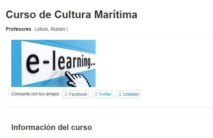 Curso de Cultura Marítima