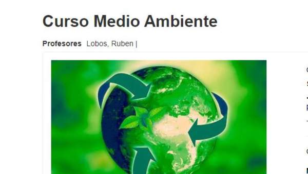 Curso de Medio Ambiente marino