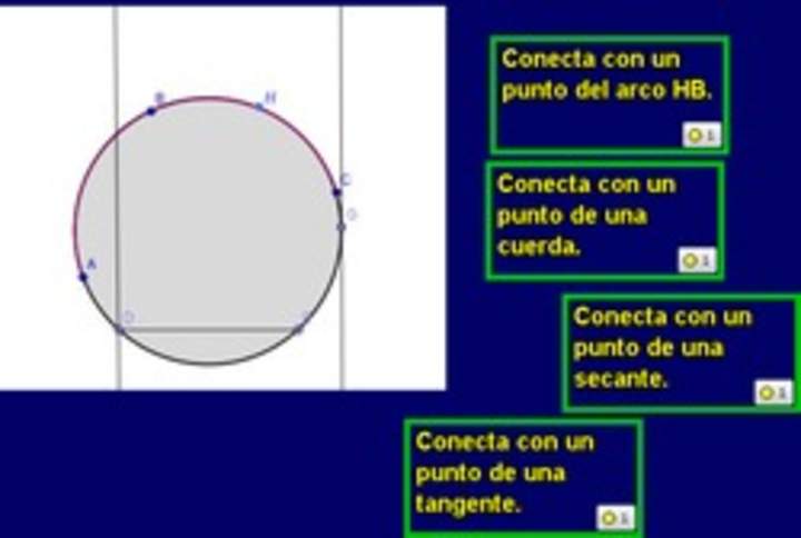 Elementos de la circunferencia (II)