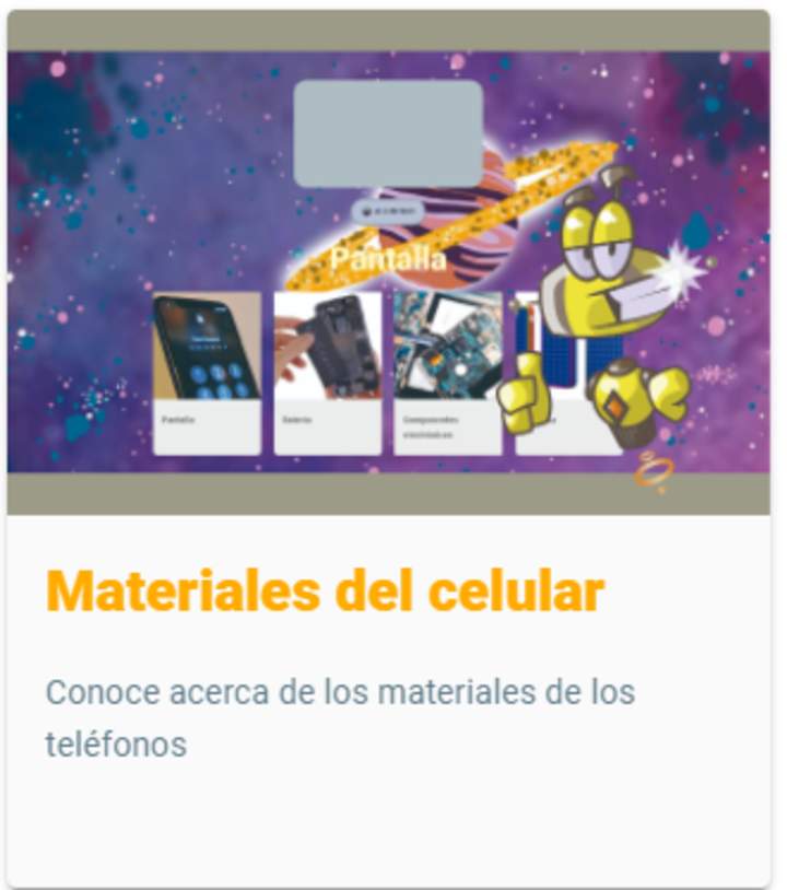 Materiales del celular