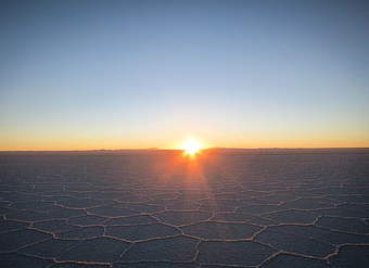 Lago salado Atacama