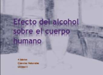 El efecto del alcohol sobre el cuerpo humano