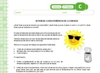 Características de la energía