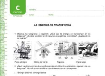 La energía se transforma