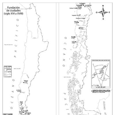 Fundación de ciudades (siglo XVI a XVIII)