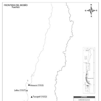 Frontera del Bio bío. Fuertes