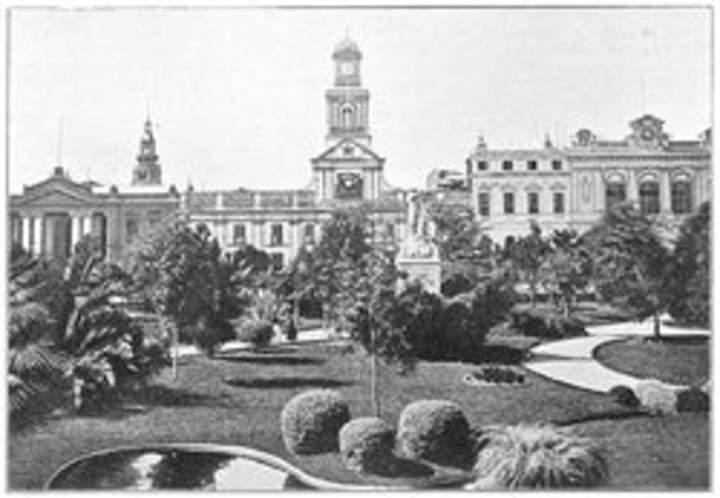 Plaza de Armas en 1906