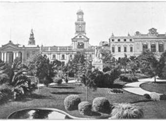 Plaza de Armas en 1906