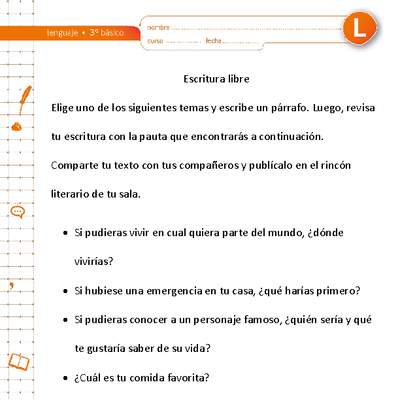 Escritura libre