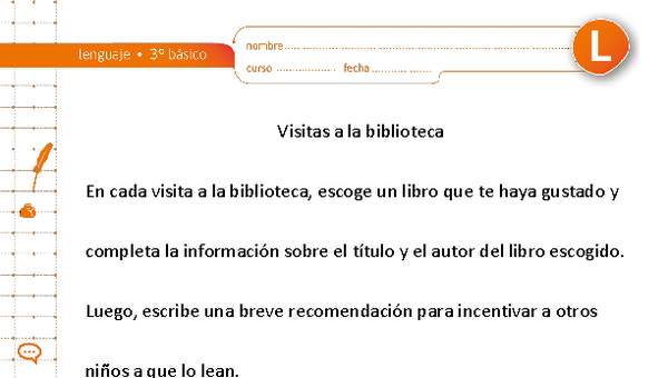 Visitas a la biblioteca