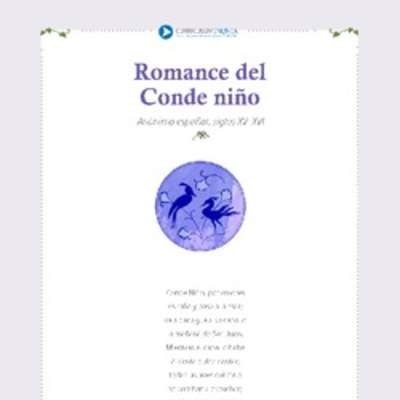 Romance del conde niño