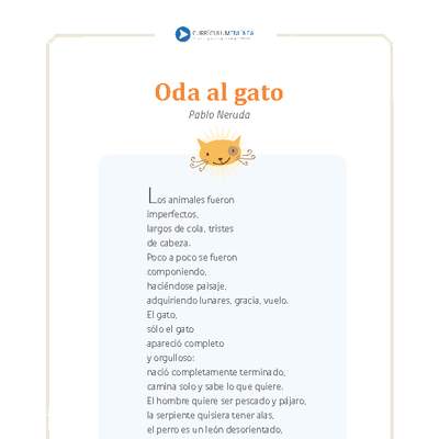 Oda al gato