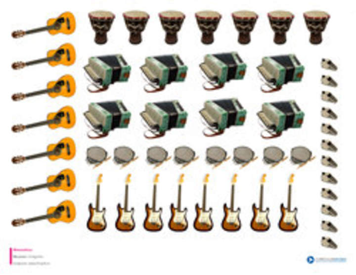 Imagen de instrumentos musicales (I)