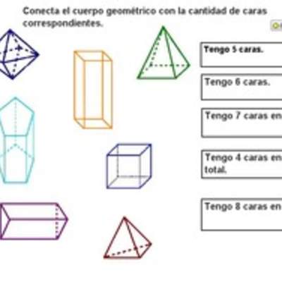 Identificar número de caras en figuras 3D