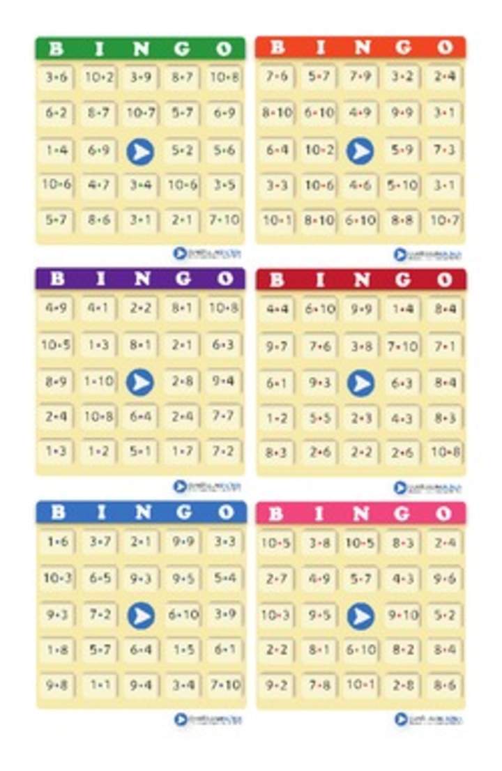 Bingo usando multiplicaciones (I)