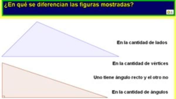 Diferencias entre dos figuras geométricas