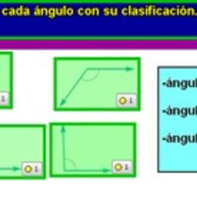 Identificar imágenes de ángulos con su respectivo nombre