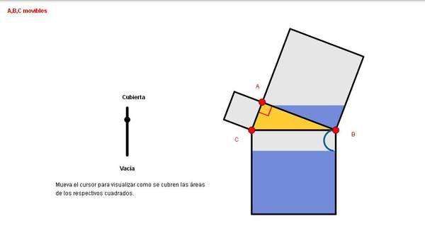 Teorema de Pitágoras con pintar I