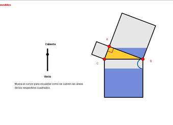 Teorema de Pitágoras con pintar I