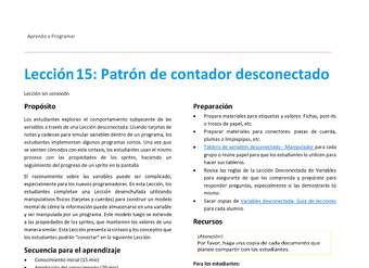 Unidad 1 - Lección 15: Patrón de contador desconectado