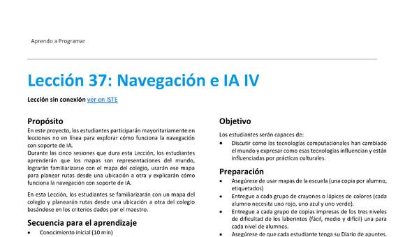 Unidad 4 - Lección 37: Navegación e IA IV