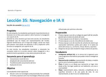 Unidad 4 - Lección 35: Navegación e IA II