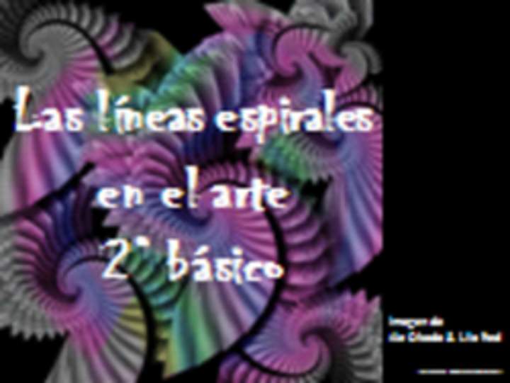 Las líneas espirales en el arte