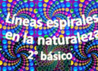 Líneas espirales en la naturaleza