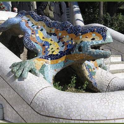 Imágenes de la Lagartija o Salamandra de Antonio Gaudí