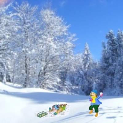 Actividades de invierno en la nieve