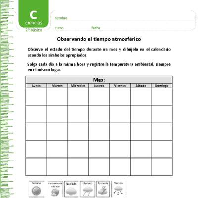 Observación del tiempo meteorológico