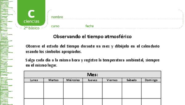 Observación del tiempo meteorológico