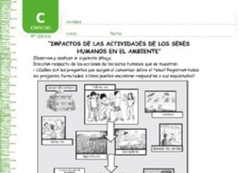 Análisis actividades humanas en ecosistema