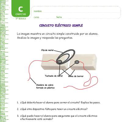 Circuito eléctrico simple