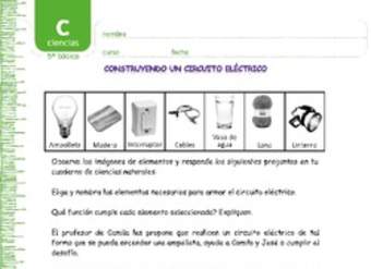 Construyan un circuito eléctrico