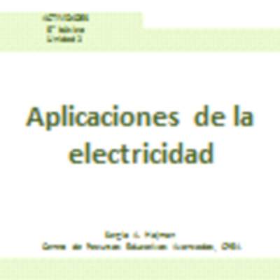 Aplicaciones de la electricidad