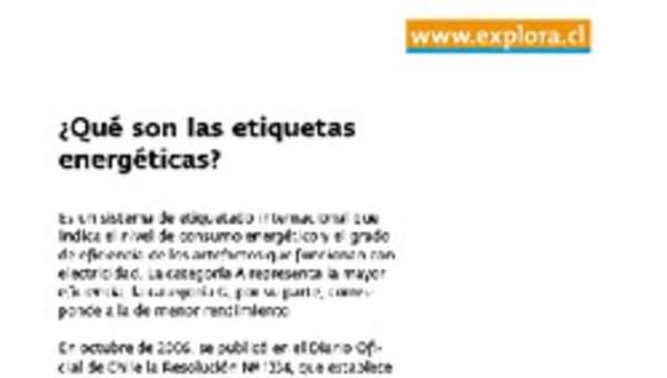 Etiquetas energéticas